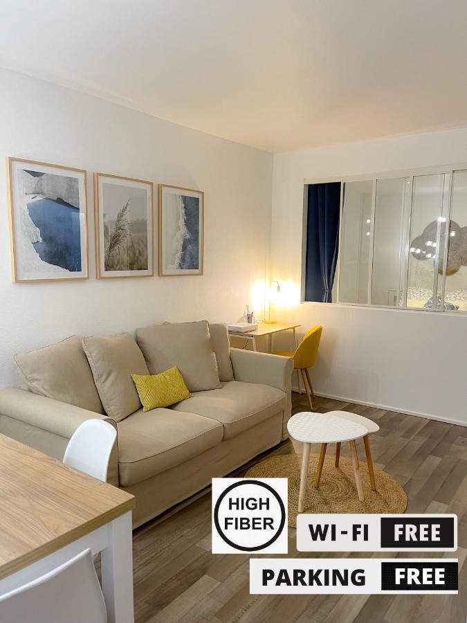 Hygge - Superbe Apt Renove Rouen Gare Avec Parking Privatif Leilighet Eksteriør bilde